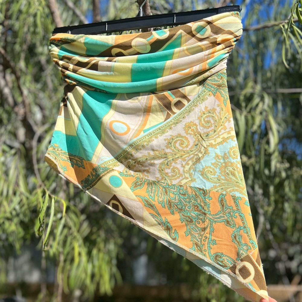 Asymmetrical 70’s tube top- new with tags